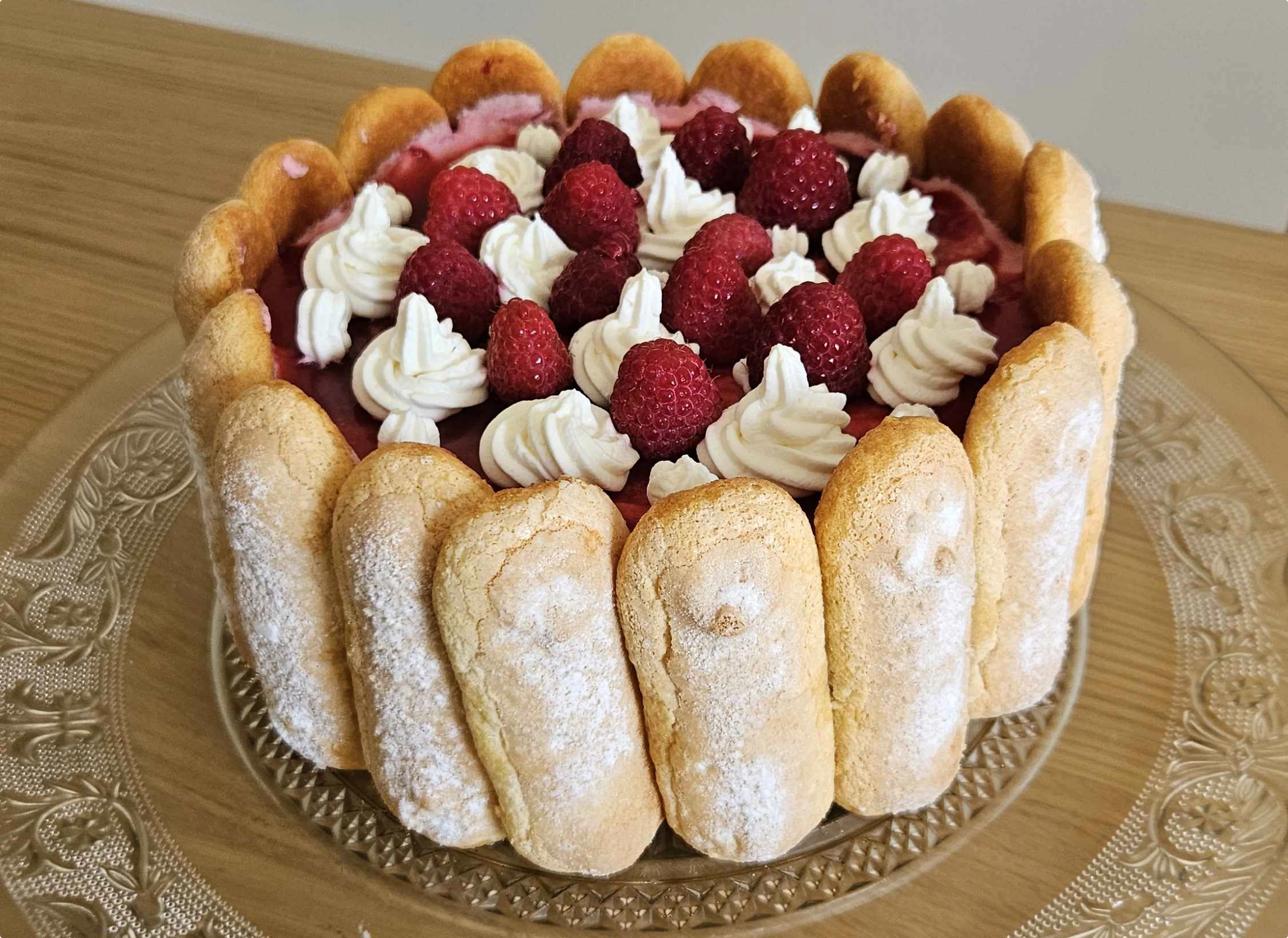 Charlotte aux framboises